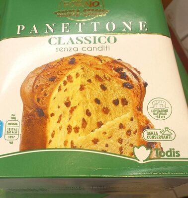 Panettone classico senza canditi