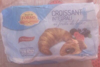 Croissant integrali ai frutti dei bosco