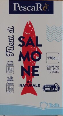 Filetti di salmone al naturale