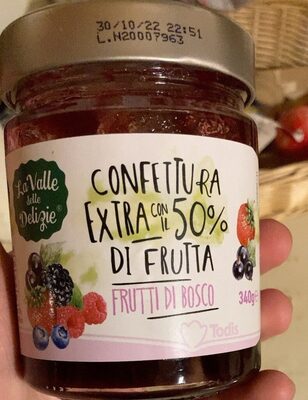 Confettura extra con il 50% in più di frutta (frutti di bosco)