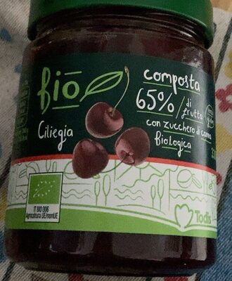 composta 65% di frutta con zucchero di canna biologica Bio