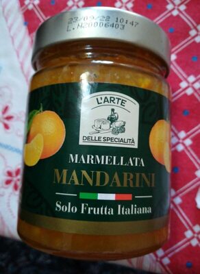 Marmellata mandarini front packaging