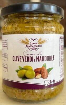 Crema di olive verdi e mandorle