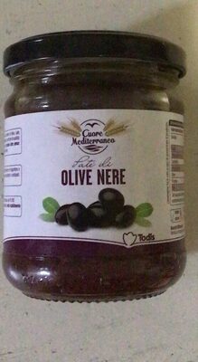 Paté de aceitunas negras front packaging