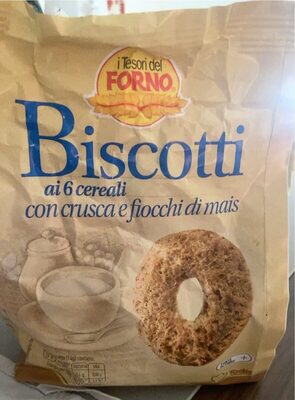 Biscotti ai 6 cereali con crusca e fiocchi di mais