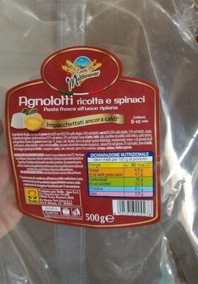 Agnolotti ricotta e spinaci