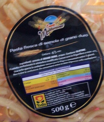 Pasta fresca di semola di grano duro