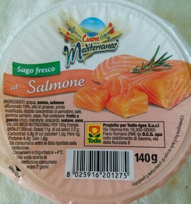 Sugo fresco al salmone