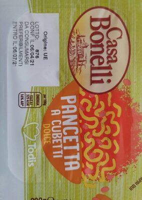 Pancetta dolce a cubetti