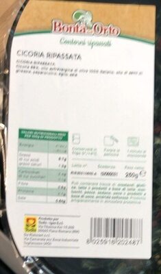 Cicoria ripassata front packaging