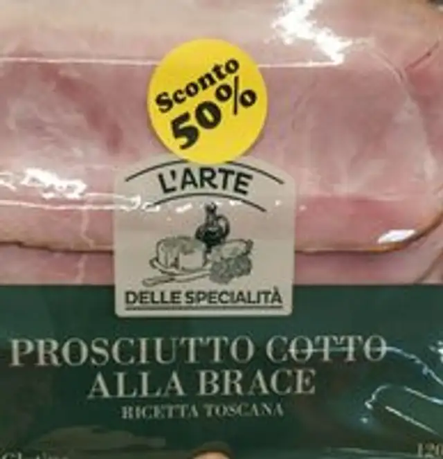 Prosciutto cotto alla brace