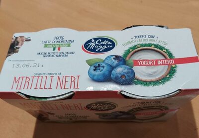 Yogurt intero mirtilli neri