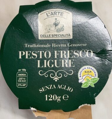 Pesto fresco ligure front packaging