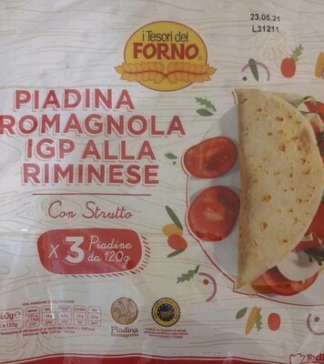Piadina Romagnola IGP alla Riminese