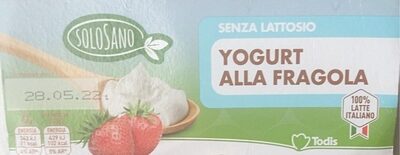 Yogurt alla fragola senza lattosio
