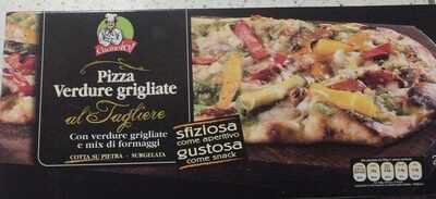 Pizza verdure grigliate mx di formaggi