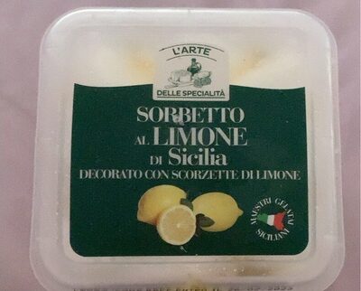 Sorbetto al limone di sicilia