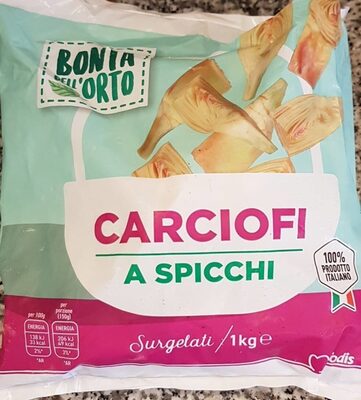 Carciofi a spicchi surgelati
