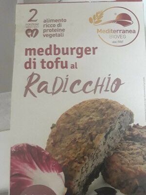 Medburger di tofu al radicchio