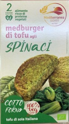 medburger di tofu agli spinaci