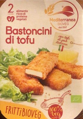 Bastoncini di tofu front packaging
