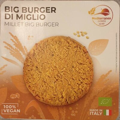 Bio burger di miglio