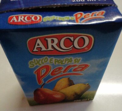 Succo polpa di pera front packaging