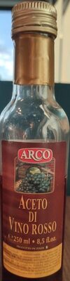 Aceto di vino rosso front packaging
