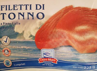 Filetto di tonno a pinne gialle front packaging