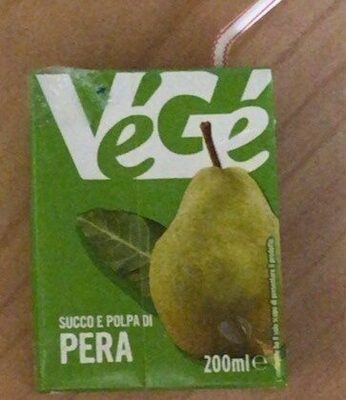 Succo e polpa di pera