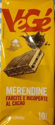 Vegè merendine front packaging