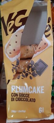 PLUMCAKE CON GOCCE DI CIOCCOLATO