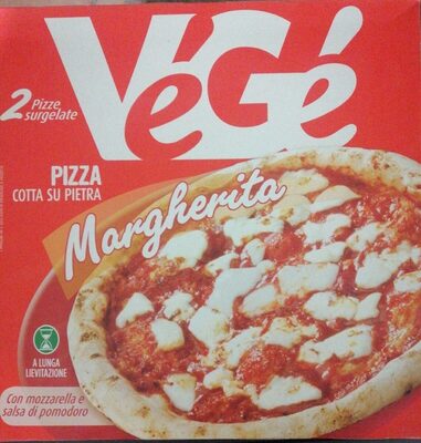 Pizza margherita front packaging
