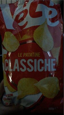 Le patatine classiche front packaging