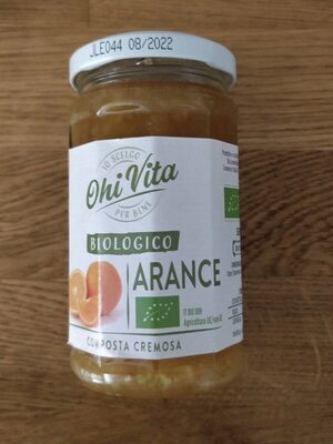 Composta di frutta a base di arance biologiche