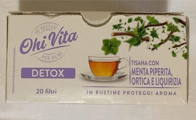 Tisana detox front packaging