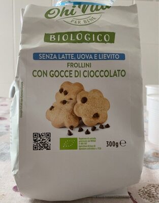 Frollino con gocce di cioccolato
