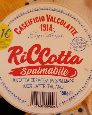 Riccotta spalmabile front packaging