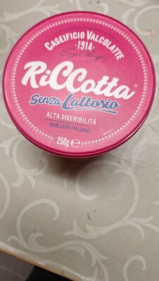 Ricotta senza lattosio