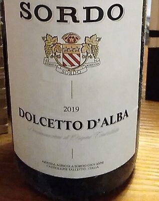 Sordo dolcetto d'alba