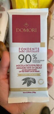 Ciccolato fondente 90% front packaging