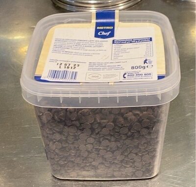 Gocce di cioccolato fondente