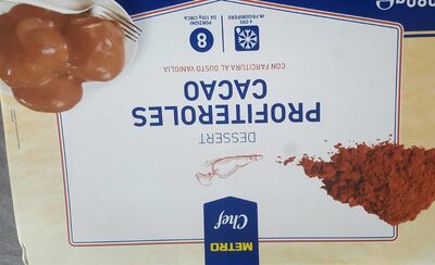 Profiteroles cacao front packaging