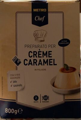 Crème caramel front packaging
