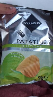 Patatine rustiche front packaging