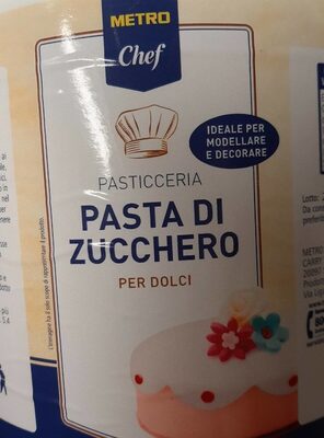 Pasta di zucchero front packaging