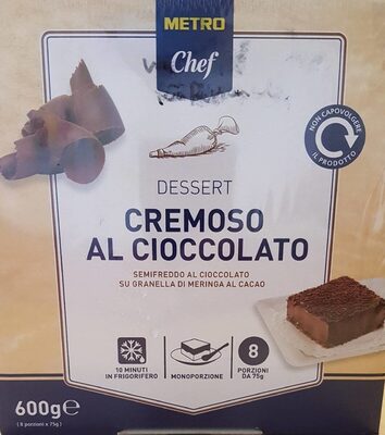 Metro chef cremoso al cioccolato