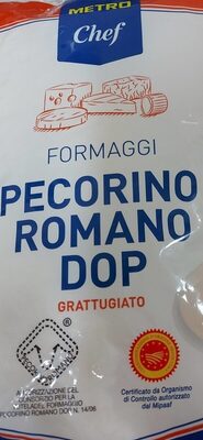 Pecorino Romano DOP front packaging