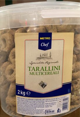 Tarallini multicereali front packaging