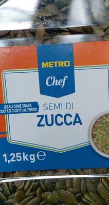 Semi di zucca sgusciati front packaging